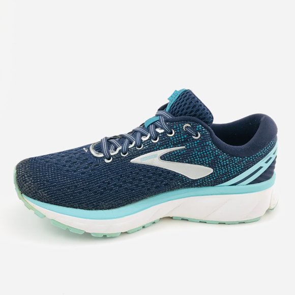 Womens Brooks Ghost 11 Running Shoes Sz 6.5 B Blue Teal in EXCELLENT Condition! - Picture 2 of 8